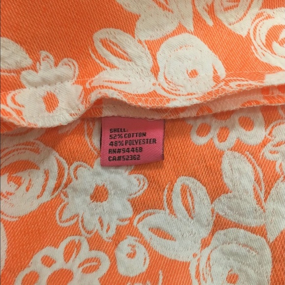 NWT Betsey Johnson Orange Floral Dress A Line 14 - Picture 5 of 6